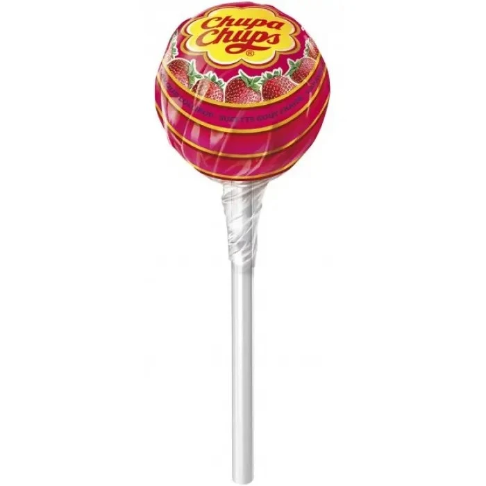 Карамель зі смаком полуниці Chupa Chups, 11 г/шт.