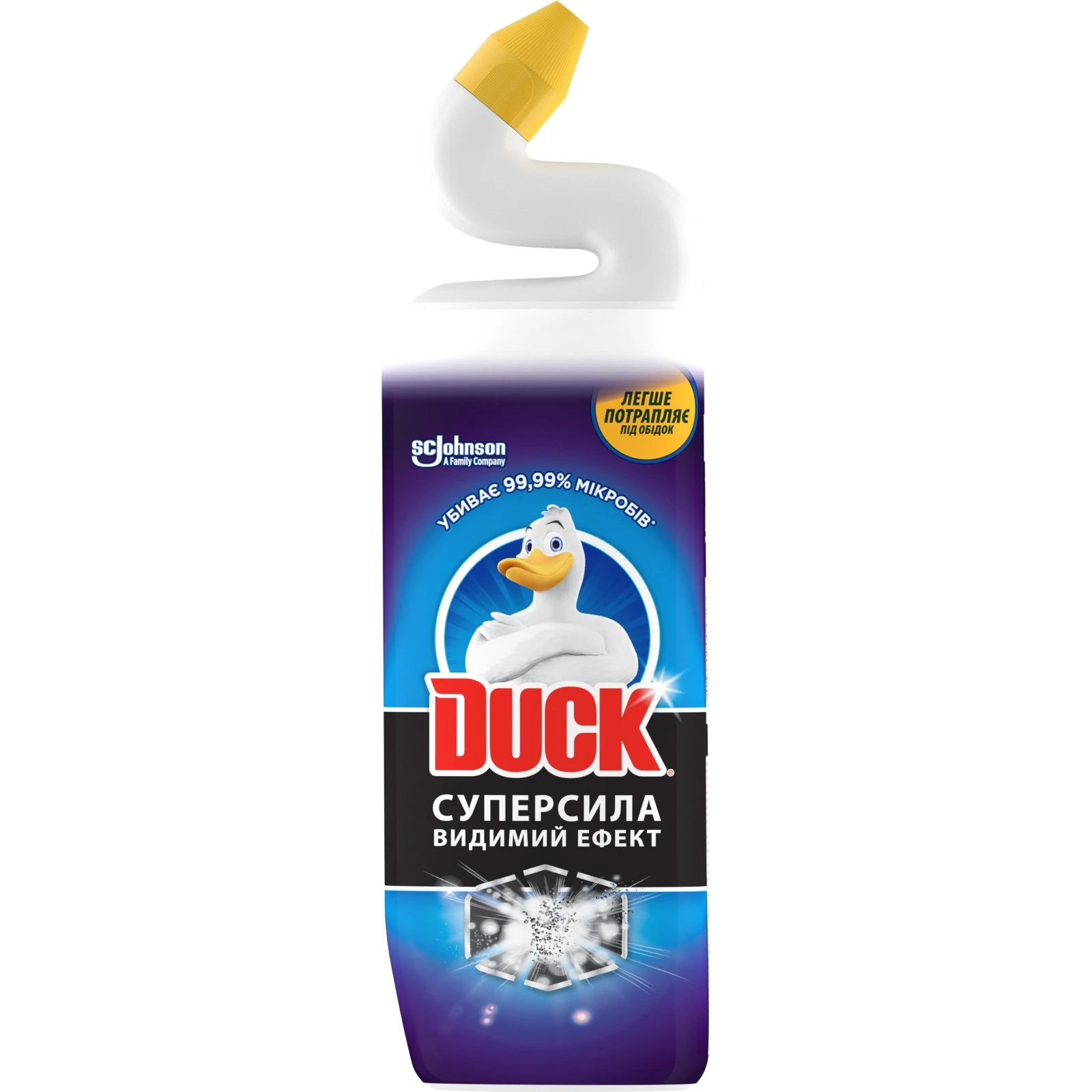 Засіб для очищення унітазу Супер сила Видимий ефект Duck, 900 мл