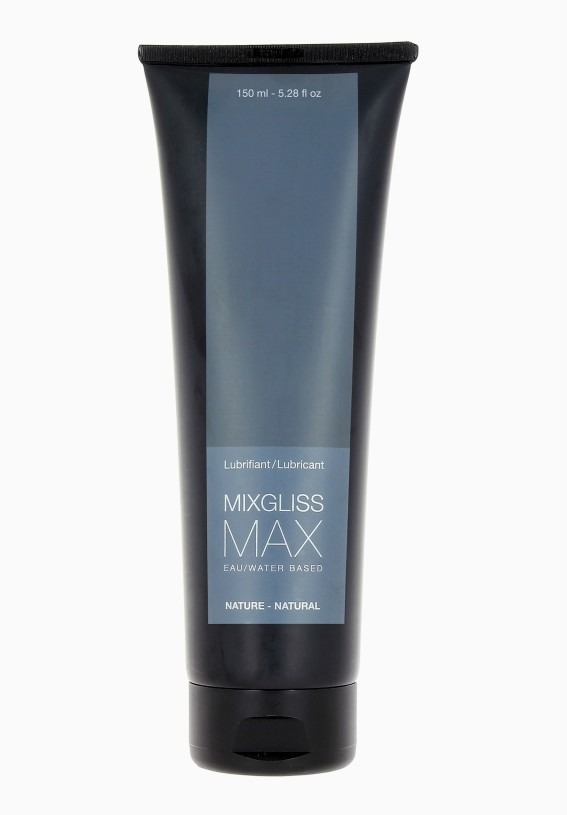 Анальний гель-лубрикант MixGliss MAX NATURE на водній основі з екстрактом алое (150 мл)