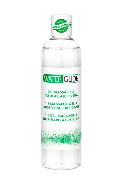 Лубрикант і масажний гель 2в1 Waterglide Aloe Vera, 300 мл