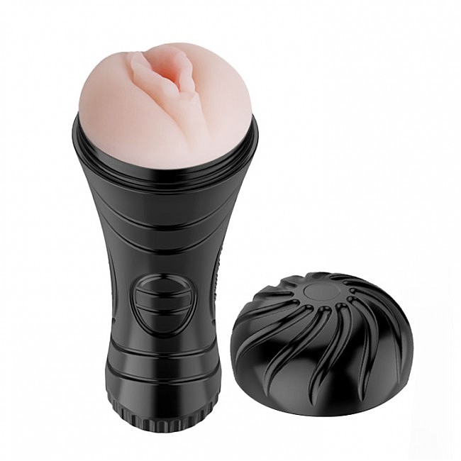 Мастурбатор Baile Baby Pussy Vagina Masturbator Cup, туба з кришкою