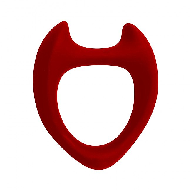 Ерекційне кільце-чертик Wooomy Toro L Red, 6,1 х 3,3 см