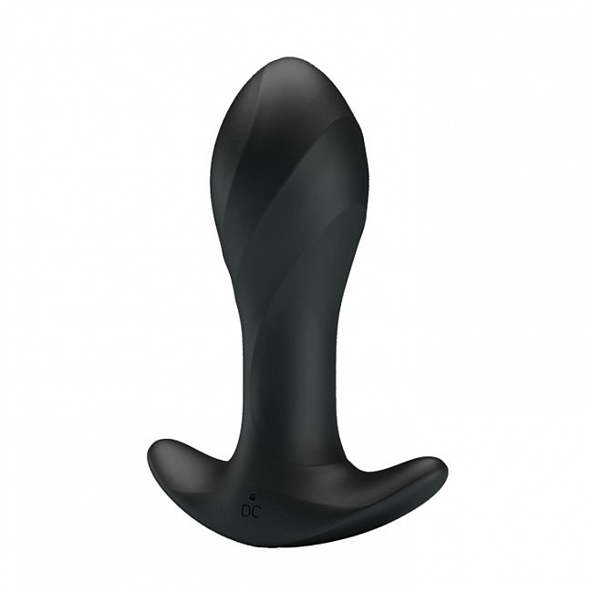Анальна пробка з вібрацією Pretty Love Anal Plug Vibrating Massager Black, 10,45 х 3,45 см