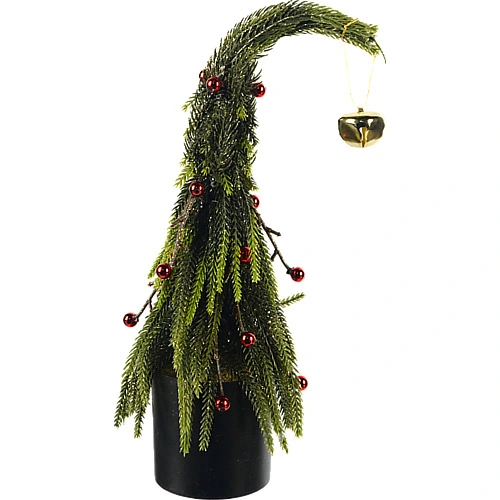 Декор новорічний Ялинка в горщику тип 2 30cm