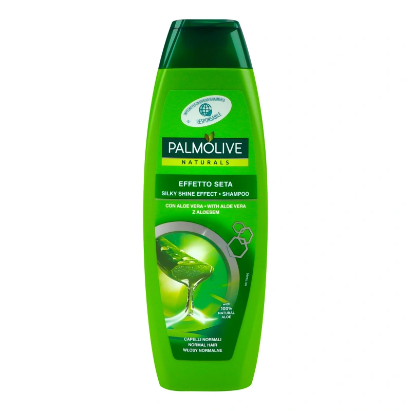 Шампунь для волосся з алое вера Silky Shine Effect Naturals Palmolive 350мл