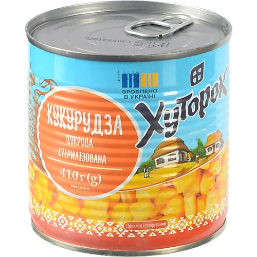 Кукурудза Хуторок 425г цукрова