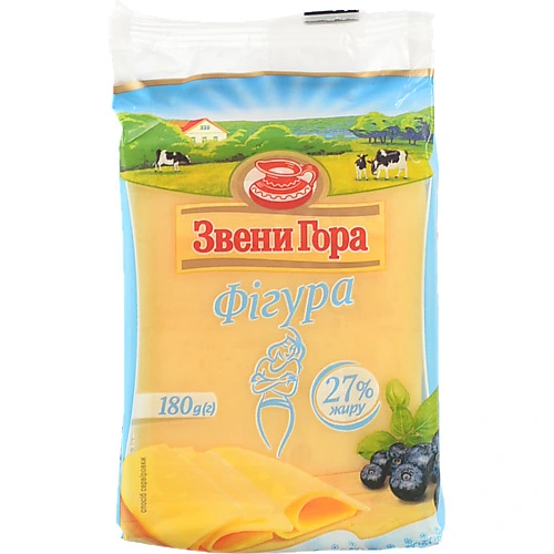 Сир Звенигора 180г фігура 27%
