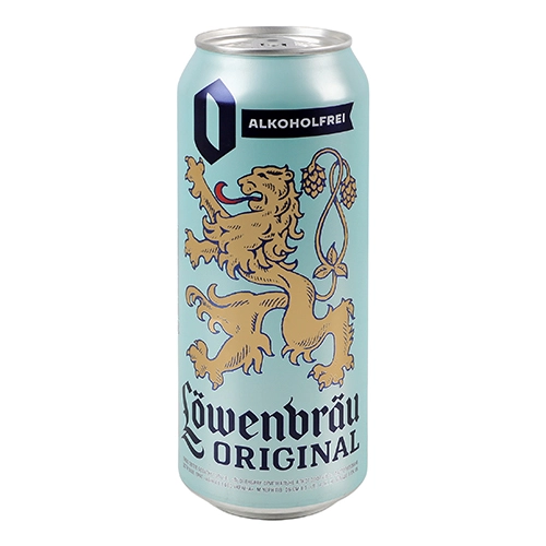 Пиво світле безалкогольне [Lowenbrau Original Alkoholfrei 0k, пастеризоване, 0,5 л, б.м.