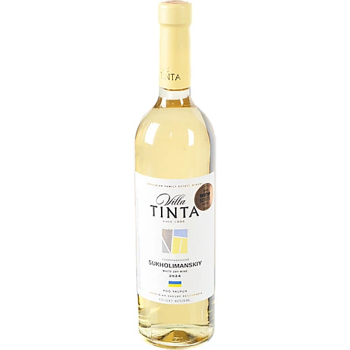 Вино 0.75л 12-13% біле сухе Sukholimanskiy Villa Tinta пл