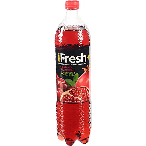 Напій IFresh Plus 1.2л з соком вишня гранат