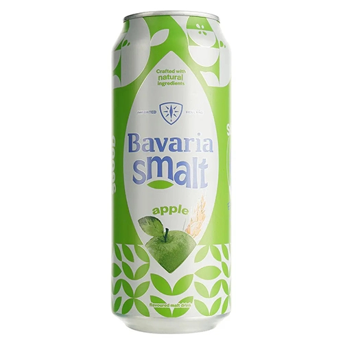 Пиво безалкогольне Bavaria Яблуко світле, з/б, 0.5 л