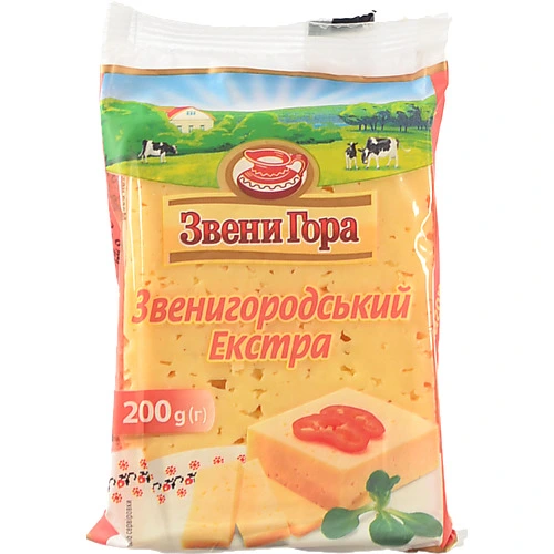 Сир Звени Гора Звенигородський Екстра 50% твердий 200г