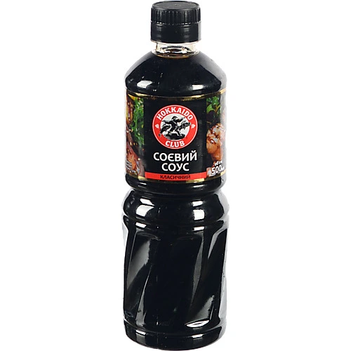 Соус соєвий Класичний Hokkaido club п/пл 500мл