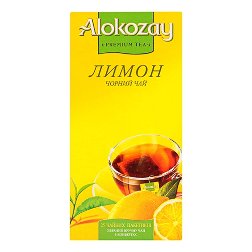 Чай Alokozay 25п чорний лимон