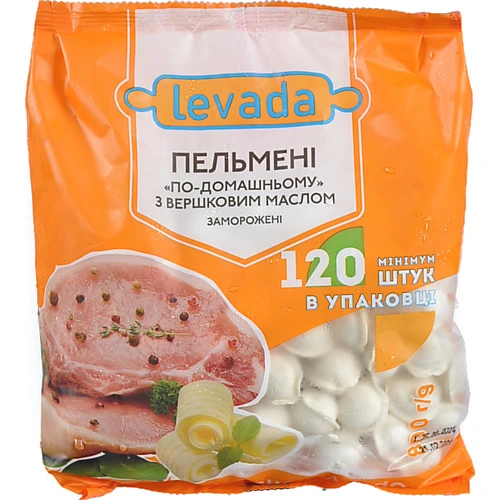 Пельмені з вершковим маслом По-домашньому Levada м/у 800г