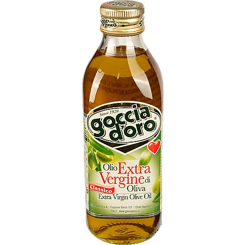 Оливкова олія GOCCIA D'ORO 0.5л екстра вірджін класіко скло