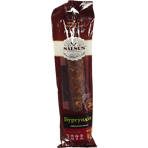 Ковбаса Бургундія Salsus к/з м/у 300г