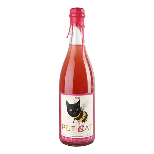 Напій слабоалкогольний 0.75л 8% медовий Rose Pet Cat Cikera пл