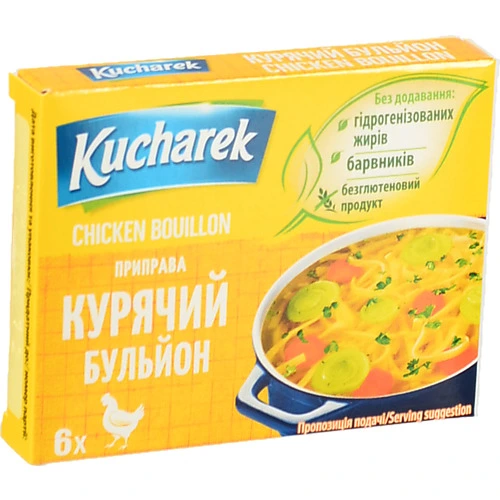 Бульйон Kucharek 6x10г курячий