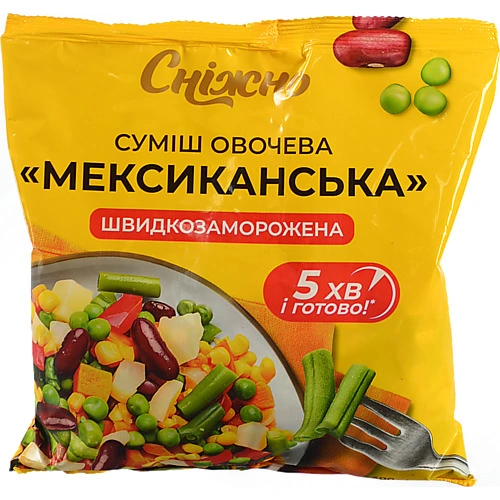 Суміш овочева  Сніжно 400г мексиканська