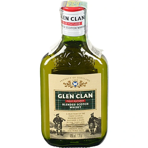Віскі Glen Clan 0.2л scotch 40% купажований