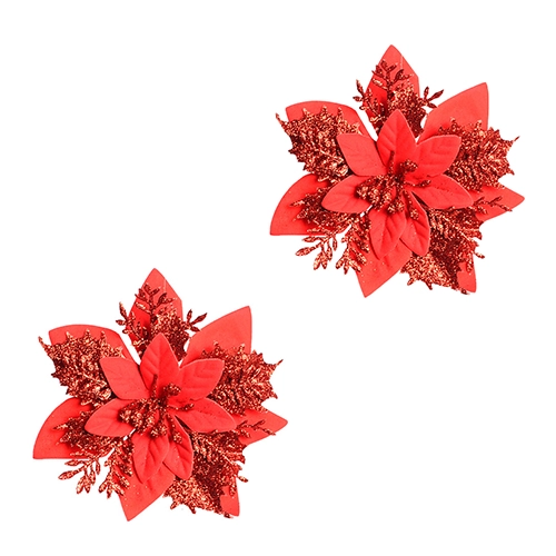 Декор новорічний Квіти зимові тип 5 1414