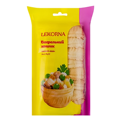 Кошик вафельні Лекорна 38г