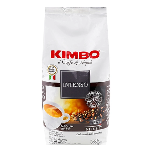 Кава натуральна смажена в зернах Intenso Kimbo м/у 1кг