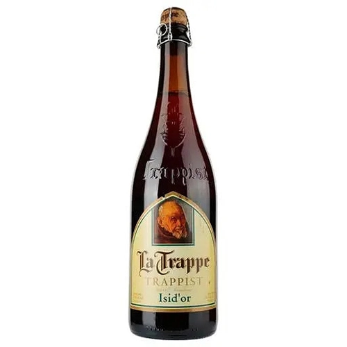Пиво La Trappe Trappist Isid'or, темне пастеризоване 7,5%, 0,75 л, скляна пляшка