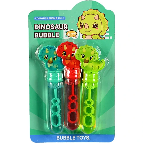 Мильні бульбашки Динозаври Набір 3 x 35мл