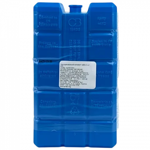 Набір Акумуляторів холоду: 2 шт. по 400 г, 16х9,5х6,5 см B07350350 И498 (КІН)