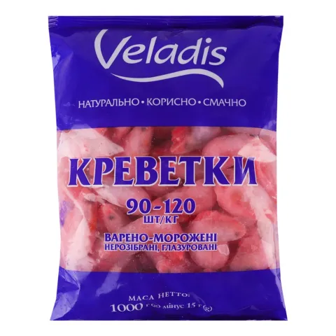 Креветка Veladis 90/120 1 кг вар.