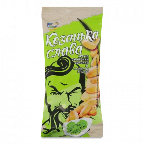 Горішки Козацька слава Арахіс 50/60 г зі смак. васабі