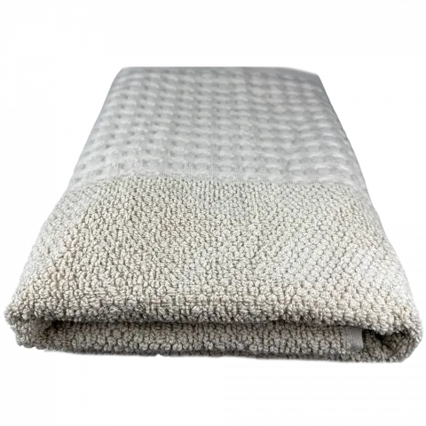 Рушник махровий DINA.ME QD-0568 70х140 см 500 г/м2 Капучіно (Узбекистан) И410