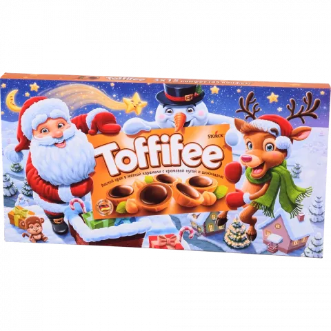Цукерки Шторк Тоффі 375 г Різдвяні друзі