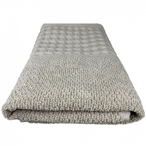 Рушник махровий DINA.ME QD-0568 50х90 см 500 г/м2 Туман (Узбекистан) И120
