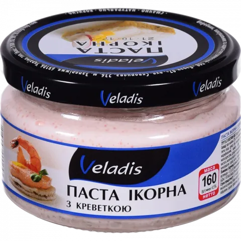 Паста ікорна Веладіс 160 г з креветкою