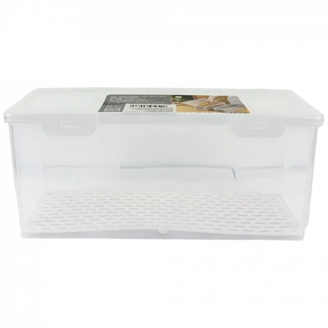 Ємкість пласт. д/кухні д/холодил. з решіткою 28,5х10х12,5 см 0036-34235 И360