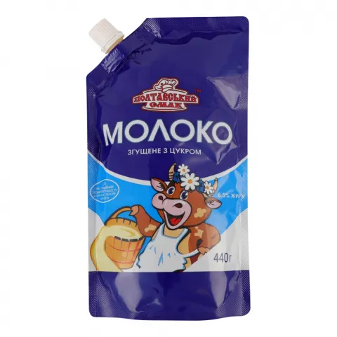 Молоко згущ. Полтавський смак 8,5 440 г д/пак. з цукром