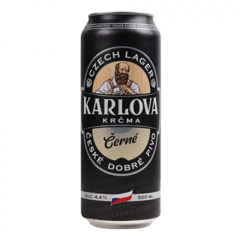 Пиво Karlova 0,5 з/б Krcma Cerne темне 4,4 И031