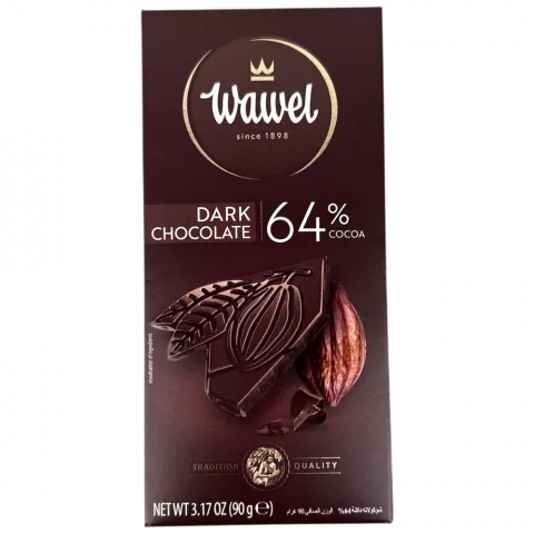 Шоколад Wawel 90 г чорний преміум 64 И399 (Польща)