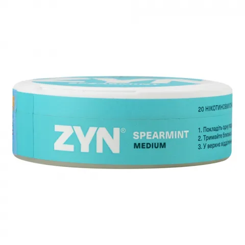 Нікотинові подушечки Zyn Spearmint S2