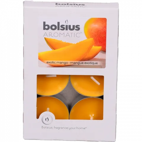 Свічки - таблетки Bolsius 4 г. 6 шт. манго арт. 103626941510
