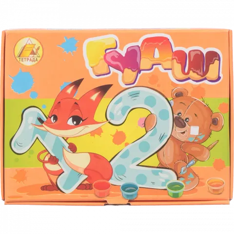 Гуаш 12 кол. 140 г