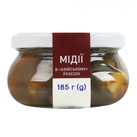 Мідії Norven 185 г скл. в Азійському розсолі