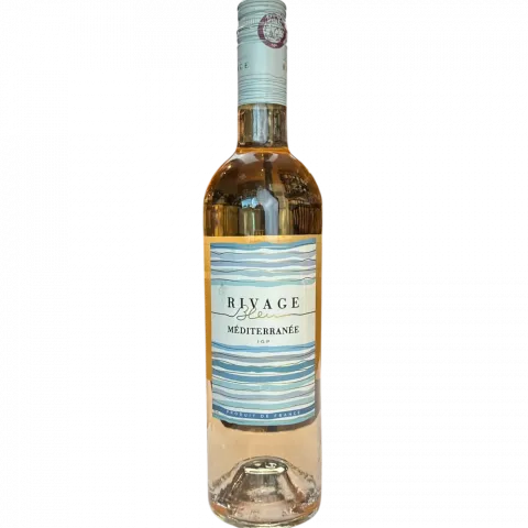 Вино Bleu Rivage Rose IGP Серед. 0,75 л сух.рож.13Франція
