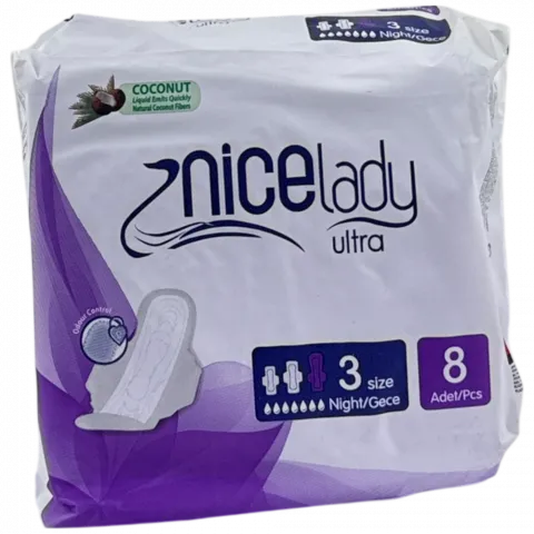 Прокладки NiceLady Ultra нічні 8 шт. И588 (Туреччина)