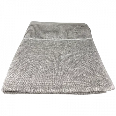 Рушник махровий DINA.ME SOFI 50х90 см 400 г/м2 Сірий (Узбекистан) И687