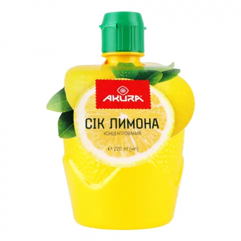 Сік лимону Akura 200 мл