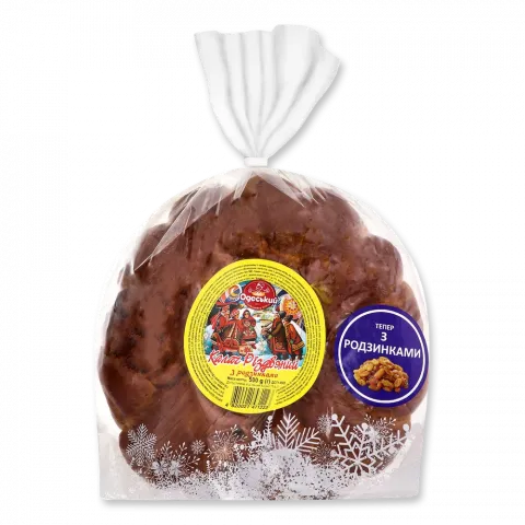 ОК Калач Різдвяний 500 г з родзинками